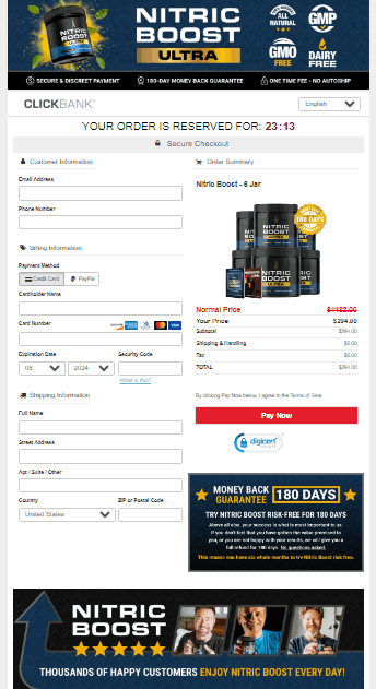 Secured checkout form